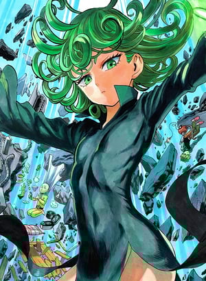 This is the Avatar Image for the Tatsumaki (One Punch Man) AI Voice and Text to Speech Generator